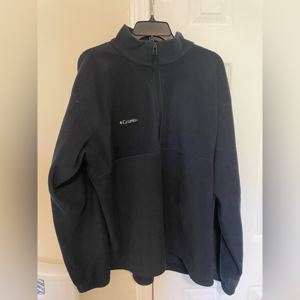 Columbia Fleece Quarter-Zip Pullover Navy